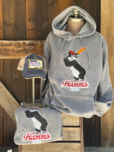 Hamm's Baseball Tee- Heather Grey SALE